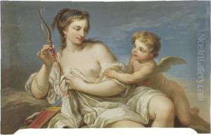 Venus And Cupid by Carle van Loo