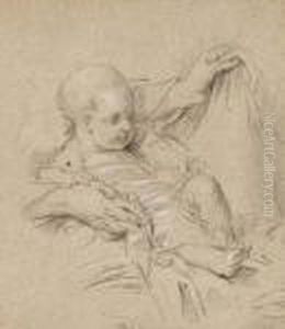 L'enfant Jesus Dans Les Bras De La Vierge by Carle van Loo