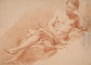 Study Of A Reclining Youth