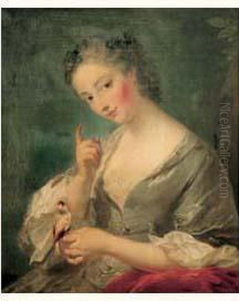 Jeune Femme A L'oiseau - view 1