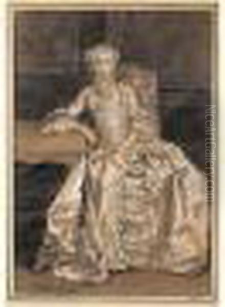 Portrait De Mademoiselle Taffin De Troisville - view 1