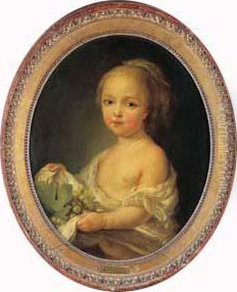 Portrait De Marie Rosalie Van Loo, Fille De L'artiste, A L'age De Quatre Ans. - view 1