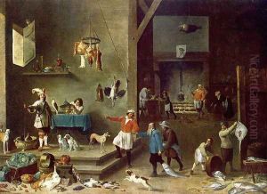 The Kitchen by David The Younger Teniers