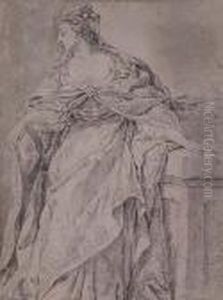 Standing Woman In Robes