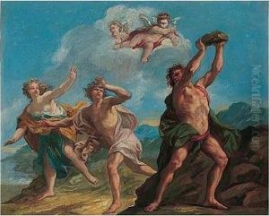 Polyphemus Attacking Acis And Galatea
