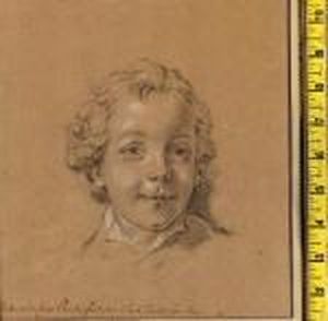 Portrait Of The Artist's Son, Jules-csar-denis Van Loo by Carle van Loo