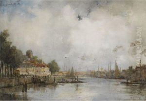 'herfstweder' - Autumn by Johann Hendrik Van Mastenbroek
