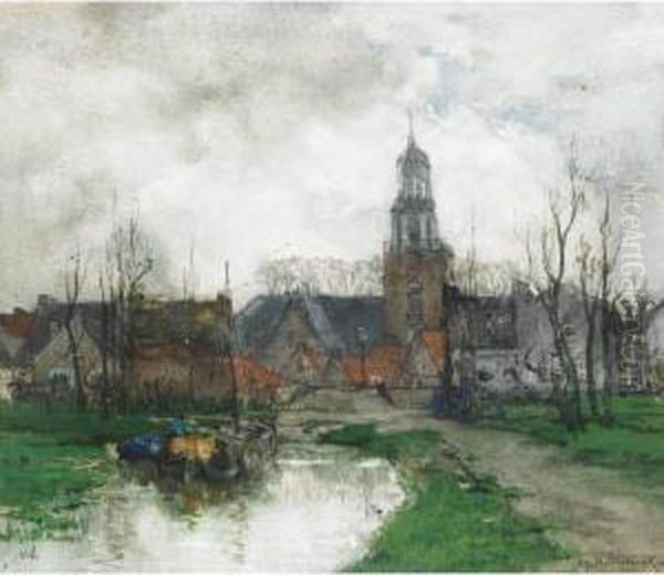 Strefkerk (cathedral Landscape); Vue De Rotterdam - view 1