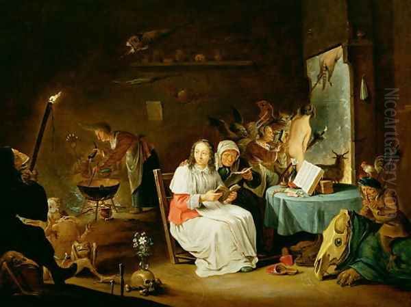 Witches Preparing for the Sabbat - view 1