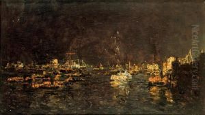 Herinnering Aan De Julianafeesten Te Rotterdam by Johann Hendrik Van Mastenbroek