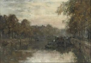 Sunset Over The Leuvehaven, Rotterdam
