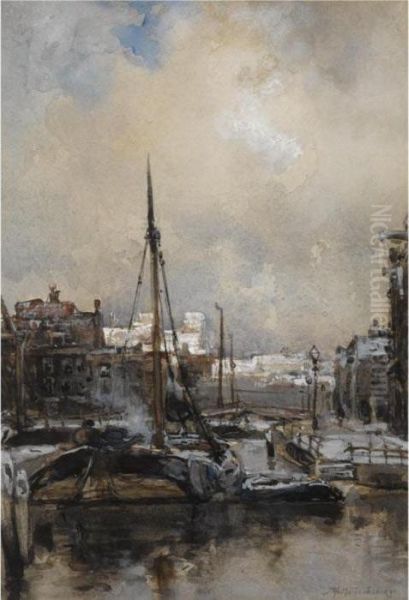 A View Of Rotterdam In Winter - view 1