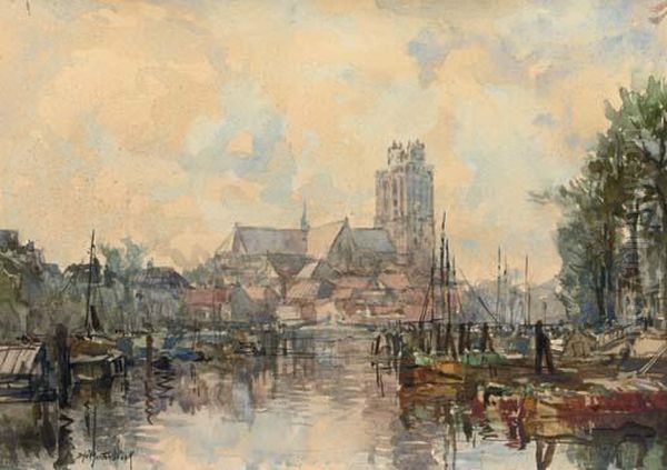 The Harbour Of Dordrecht - view 1