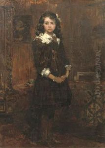 Nora: Portrait Of The Artist's Daughter by Johann Hendrik Van Mastenbroek
