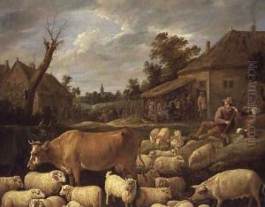 The Good Shepherd by David The Younger Teniers