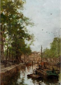 A View Of The Leuvehaven, Rotterdam