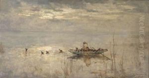 At The Crack Of Dawn by Johann Hendrik Van Mastenbroek