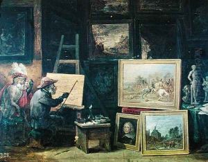 The Monkey Painter, 1805
