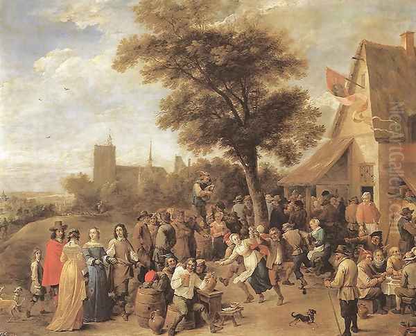 Peasants Merry-making c. 1650 - view 1