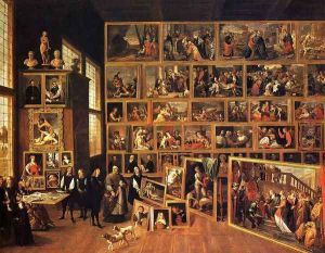 The Archduke Leopold - Wilhelm's Studio by David The Younger Teniers