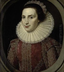 Portrait Of A Lady by Michiel Jansz. Van Miereveldt