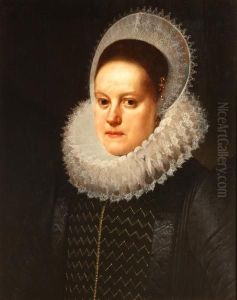 Retrato De Dama by Michiel Jansz. Van Miereveldt