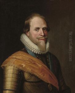 Portrait Of Maurice Of Nassau by Michiel Jansz. Van Miereveldt
