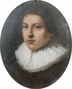 Portrait Of A Man, Bust Length, In A Ruff by Michiel Jansz. Van Miereveldt