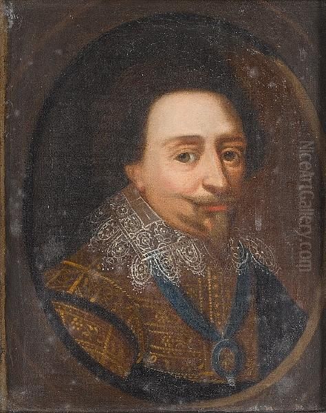 Follower Of Michiel Janszoon Van
 Mierevelt : A 17th Century Dutch Portrait Of Stadholder Frederik 
Hendrik, Prince Of Orange - view 1