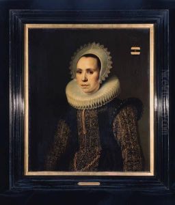 Portrait Of A Lady by Michiel Jansz. Van Miereveldt