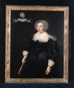 Portrait Of Petronella Borre by Michiel Jansz. Van Miereveldt