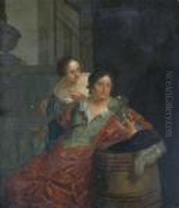 De Verleiding - La Tentation. by Willem Van Mieris Leiden