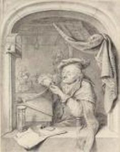 A Scholar Sharpening His Quill
At A Casement, Girls In A Schoolroombeyond, After Gerrit Dou A Scholar Sharpening His Quill
At A Casement, Girls In A Schoolroombeyond, After Gerrit Dou