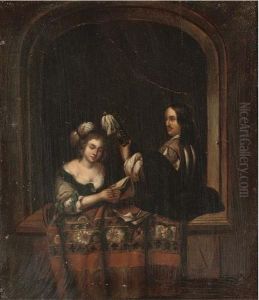 A Music Recital At A Casement