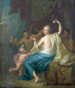 Bacchante Et Satyres
