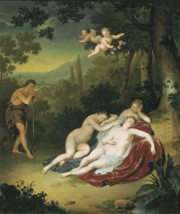 Cimon And Iphigenia by Willem Van Mieris Leiden