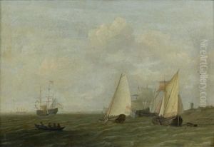 Navires Le Long De La Cote