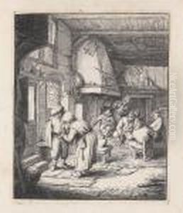 Der Bauer, Der Seine Zeche Bezahlt by Adriaen Jansz. Van Ostade