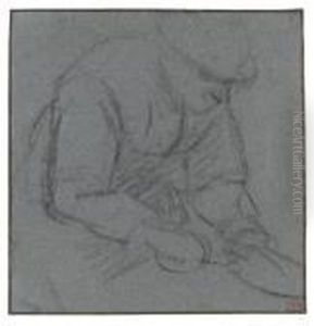 Half-length Study Of A Figure, Possiby Cooking