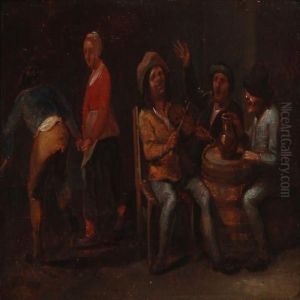 Inn Scene by Adriaen Jansz. Van Ostade