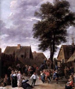 The Kermis at the Half Moon Inn (detail) 1641