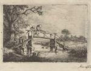The Anglers by Adriaen Jansz. Van Ostade