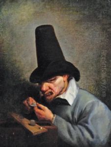 Lichwiarz by Adriaen Jansz. Van Ostade
