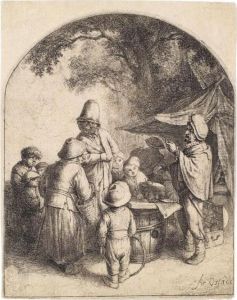 Der Scharlatan by Adriaen Jansz. Van Ostade