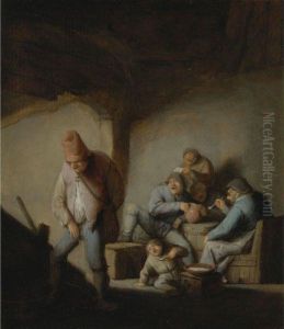 Peasants In The Interior Of An Inn