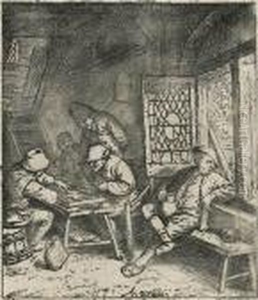 The Backgammon Players - view 1