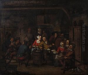 Peasants Carousing In A Tavern
