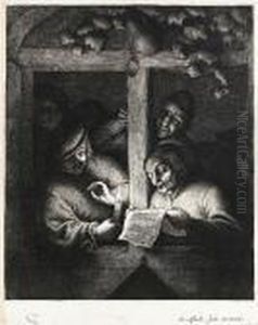 The Singers by Adriaen Jansz. Van Ostade