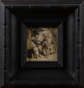 Etsning by Adriaen Jansz. Van Ostade