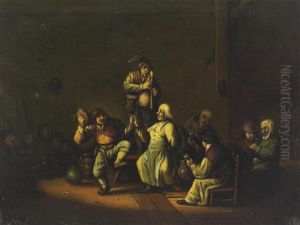 Tavern Scene by Adriaen Jansz. Van Ostade